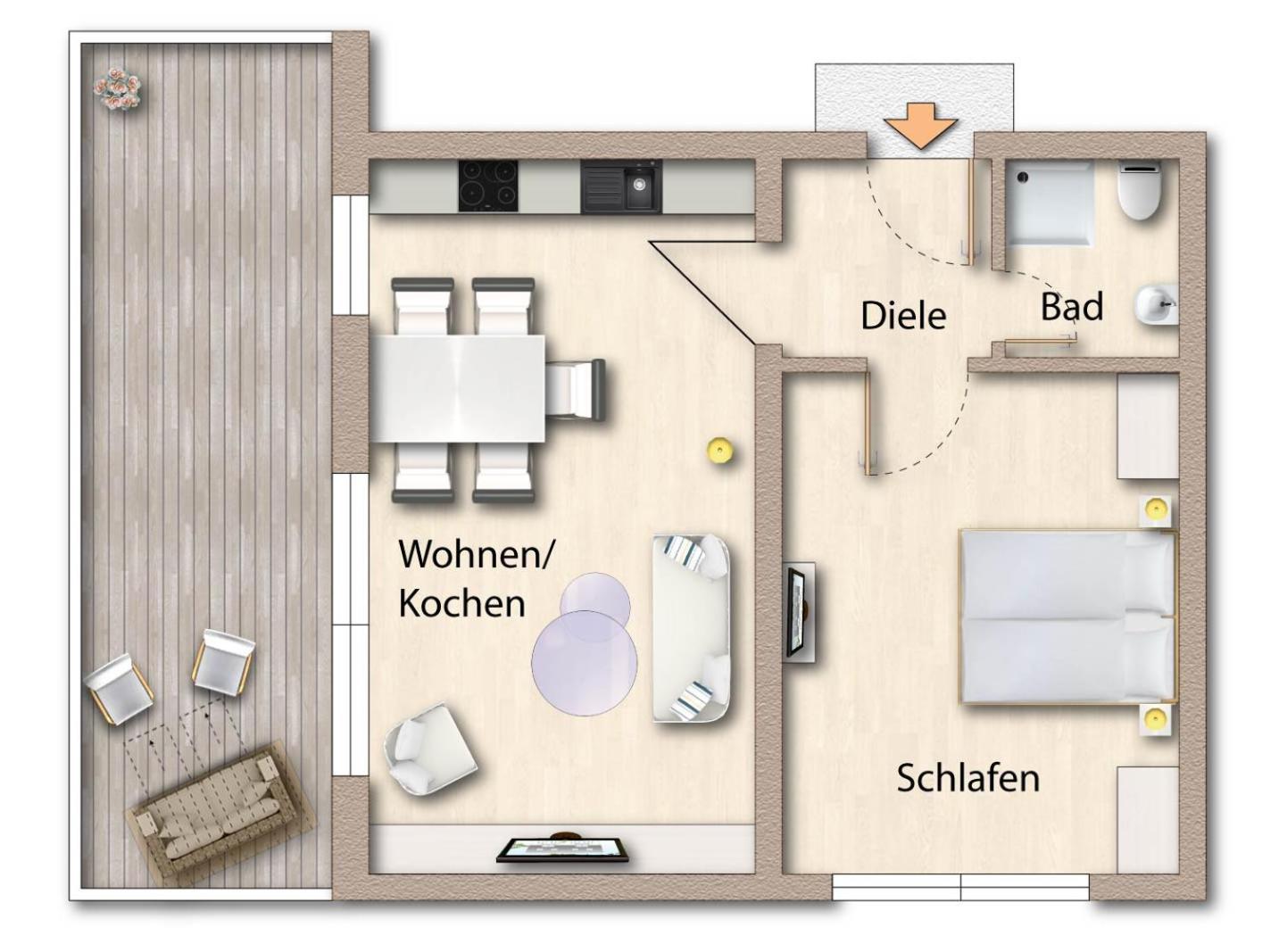 Foerdeferien Bockholmwik Apartment Munkbrarup Bagian luar foto